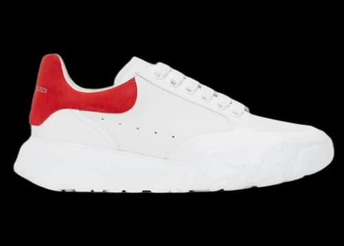 Alexander McQueen Court Trainers White Red