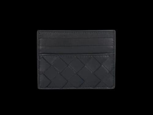 Bottega Veneta Intrecciato Weave (6 Slot) Wallet Black