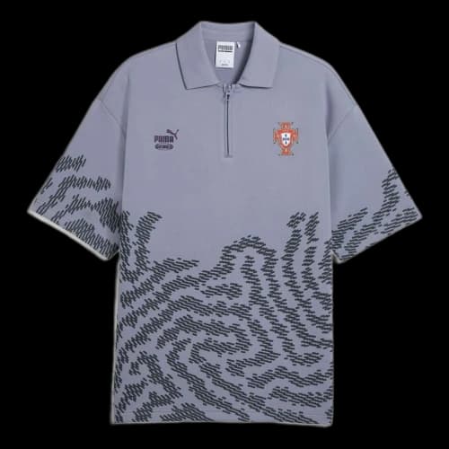 PUMA x PORTUGAL x SALEHE BEMBURY KING Relaxed Polo 'Gray Sky'