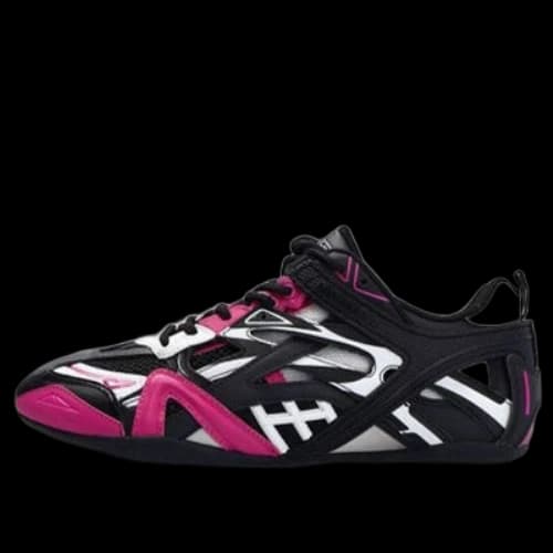 Balenciaga Drive Running Shoes Black/Purple (Women's)
