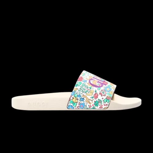 Liberty of London x Gucci Pursuit Slide 'Floral - Blue'