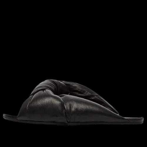 Balenciaga Drapy Flat Sandals 'Black' (Women's)