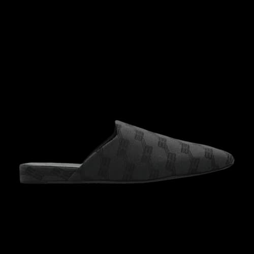 Balenciaga Cosy BB Mule 'All Over Logo - Grey Black'