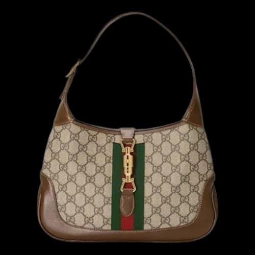 Gucci Jackie 1961 SeriesSingle Shoulder Bag Small 'Red Green Stripes Tape' (Women's)