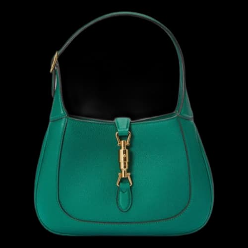Gucci Jackie 1961 Small Natural Grain Bag 'Green' (Women's)