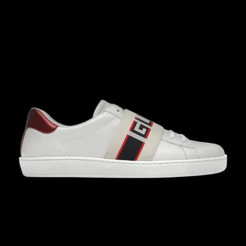Gucci Ace Stripe 'White Red Black' (Women's)