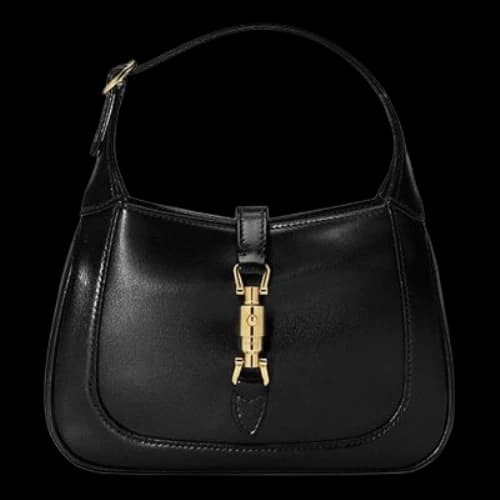 Gucci Jackie 1961 Series Bag Single-Shoulder Bag MIni-Size Black (Women's)
