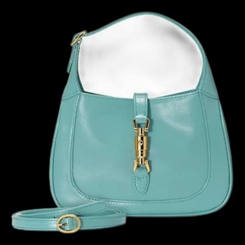 Gucci Jackie 1961 SeriesBag Single-Shoulder Bag MIni-Size Blue (Women's)