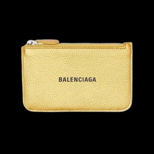Balenciaga Credit Card Holder 'Gold/Black'