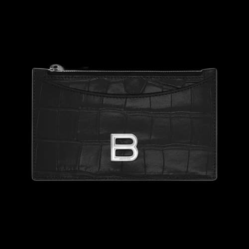 Balenciaga Hourglass Long Coin And Card Holder 'Black'