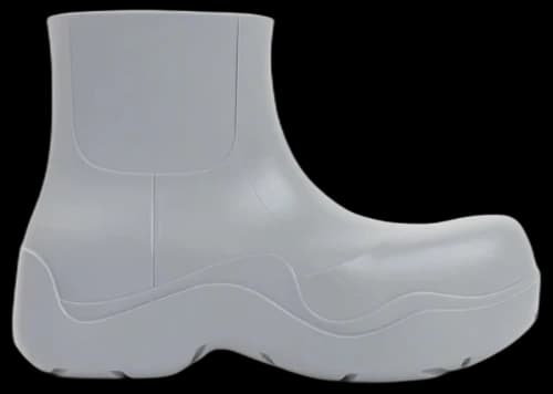 Bottega Veneta Puddle Ankle Boots Grey (Women's)