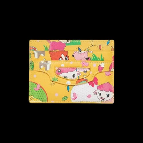 Balenciaga Cardholder 'Puppies Yellow Print'