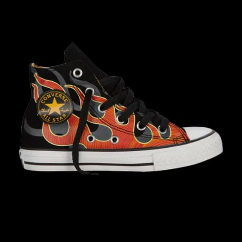 Converse Chuck Taylor All Star Hi GS 'Black Flame'