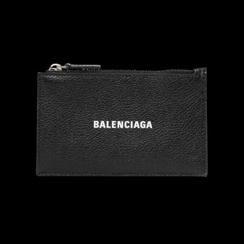 Balenciaga Cash Long Coin And Card Holder 'Black/Light White'