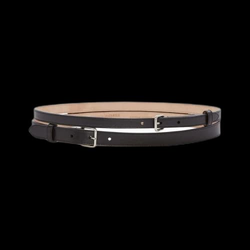 Alexander McQueen Thin Double Belt 'Black'