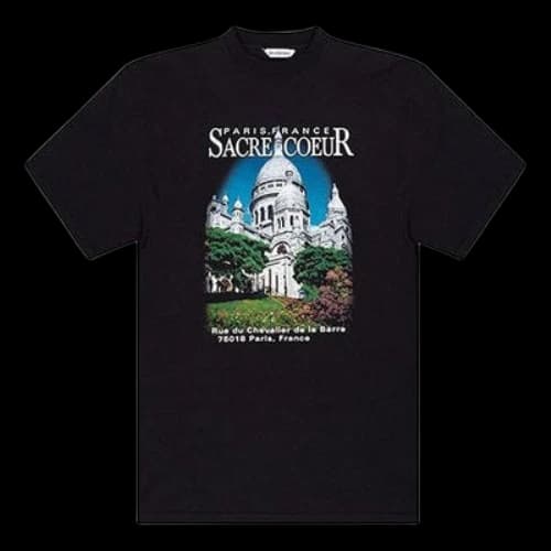 Balenciaga SS21 Sacre Coeur Large Version Black