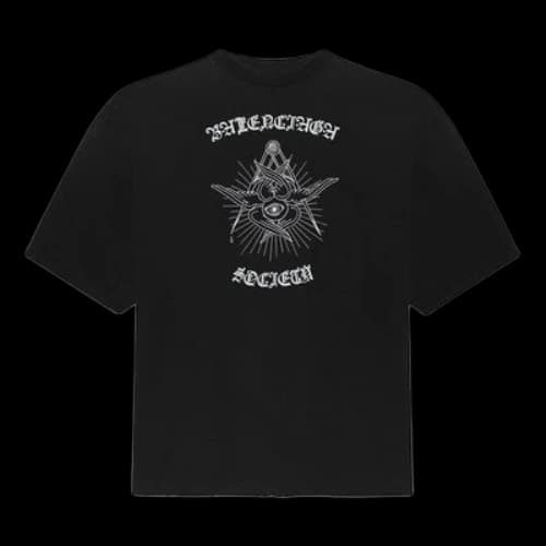 Balenciaga Printing Large Short Sleeve Black