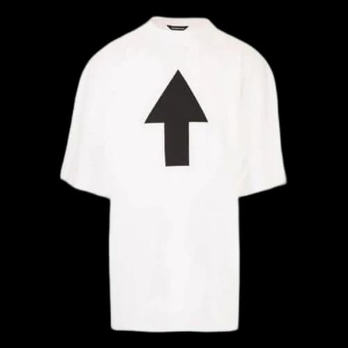 Balenciaga Arrow Wifi T-Shirt 'White'