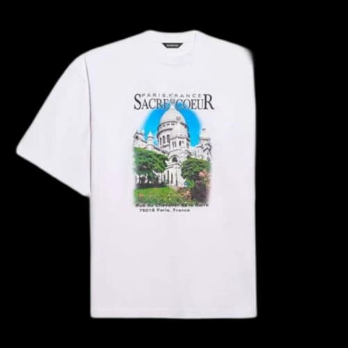 Balenciaga Unisex SS21 Oversized Cotton White