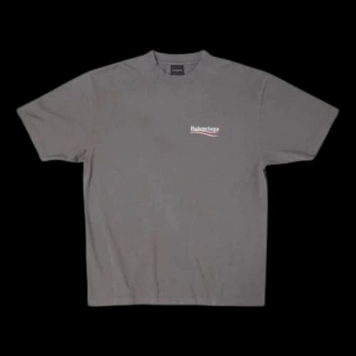 Balenciaga Political Campaign T-Shirt Large Fit 'Grey'