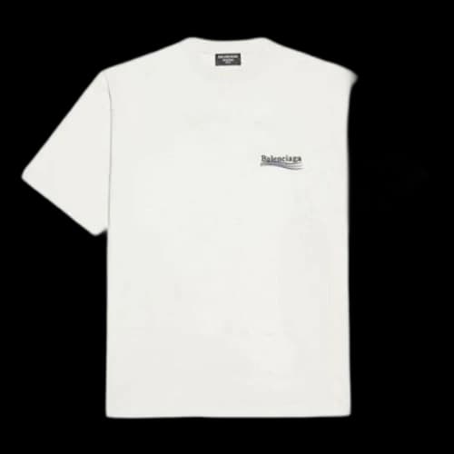 Balenciaga Political Campaign Large Fit Tee