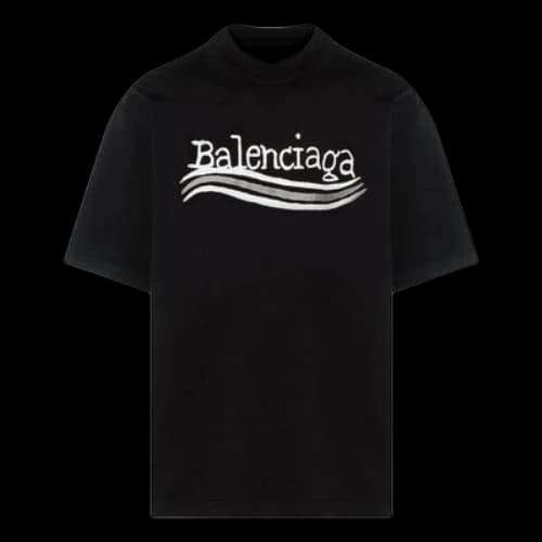 Balenciaga Hand-Drawn Balenciaga T-Shirt 'Black'