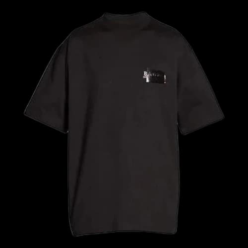 Balenciaga Gaffer T-Shirt Large Fit 'Black'
