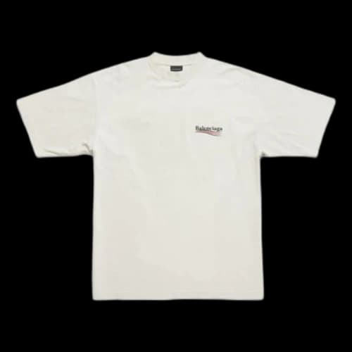 Balenciaga Political Campaign T-Shirt Large Fit 'Beige'