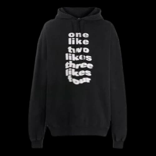 Balenciaga Alphabet Printing Casual Black