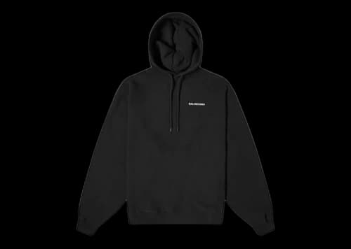 Balenciaga Oversized Defile Bomber Hoodie Black/White
