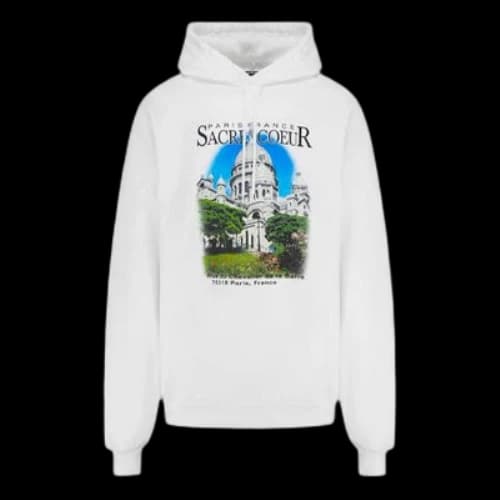 Balenciaga landscape Pattern Loose White