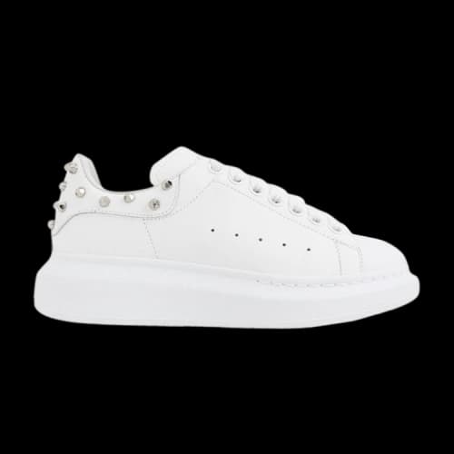 Alexander McQueen Oversized Studded Sneaker 'White' (Women's)