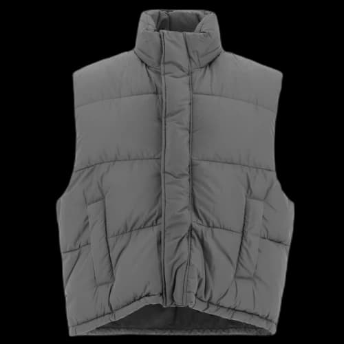 Balenciaga Sleeveless Cocoon Jacket Grey