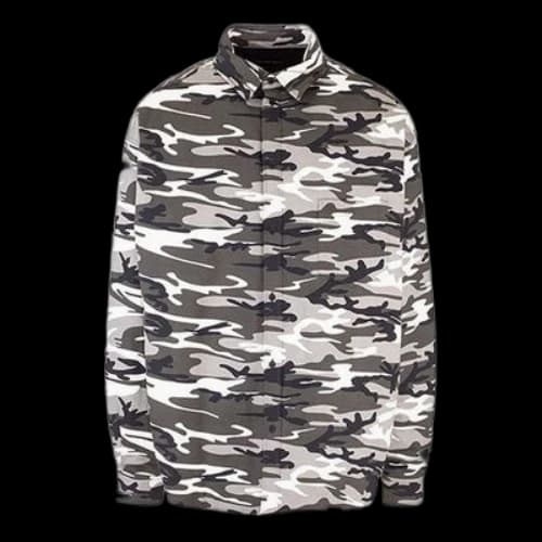 Balenciaga Camouflage Shirt 'Grey'
