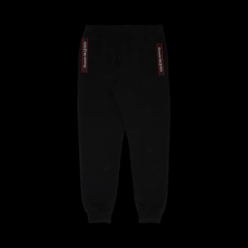 Alexander McQueen Selvedge Logo Tape Detail Joggers 'Black/Mix'