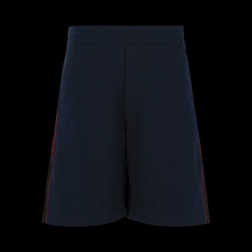 Alexander McQueen Logo Tape Shorts Navy