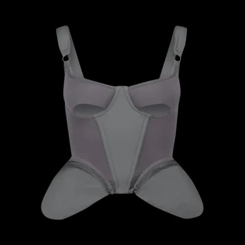 Entire Studios Puffy Corset 'Coal'