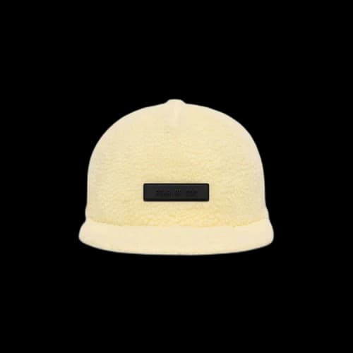 Fear of God Essentials Polar Fleece Baseball Cap 'Garden Yellow'