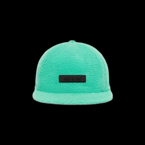 Fear of God Essentials Polar Fleece Baseball Cap 'Mint Leaf'