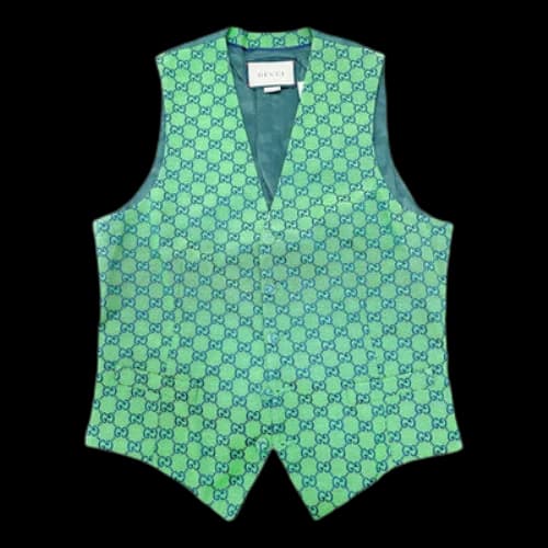 Gucci GG Canvas Vest 'Green'