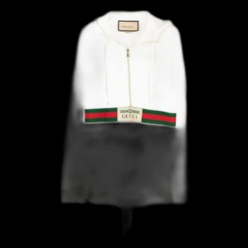 Gucci SS21 Detail Half Zipper Cotton Hoodie White (Women's)