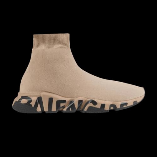 Balenciaga Speed Sneaker 'Midsole Graffiti - Beige Black'