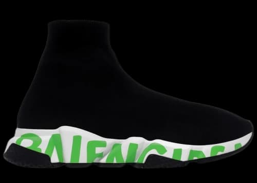 Balenciaga Speed Graffiti Black Green