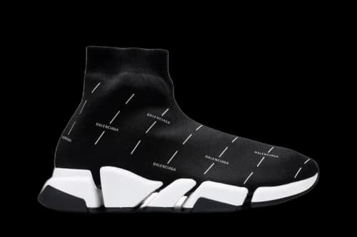 Balenciaga Speed 2.0 Sneaker 'Black Logo Licence Printed'