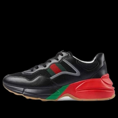 Gucci Rhyton 'Black Red Green Reflective' (Women's)