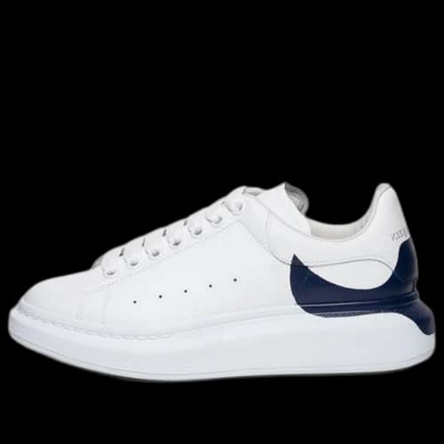 Alexander McQueen Oversized Sneaker 'White Navy Heel'