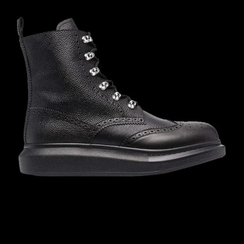 Alexander McQueen Lace-Up Boots 'Black'