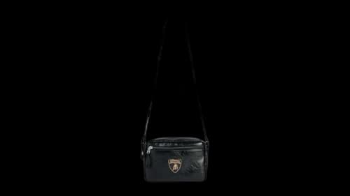 Balenciaga Automobil Lamborghini Explorer Shoulder Bag Black