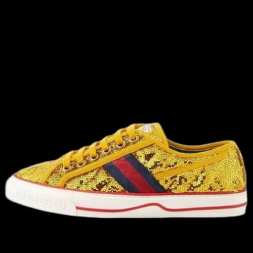 Gucci Tennis 1977 'Gold Sequin Satin' (Women's)