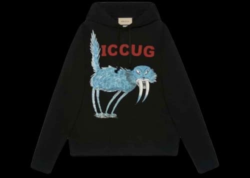 Gucci x Freya Hartas ICCUG Hoodie Black